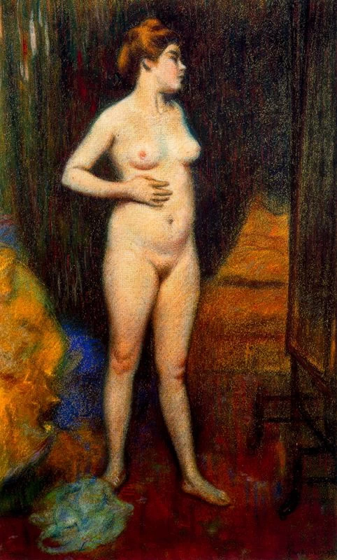 Nudo di donna allo specchio
